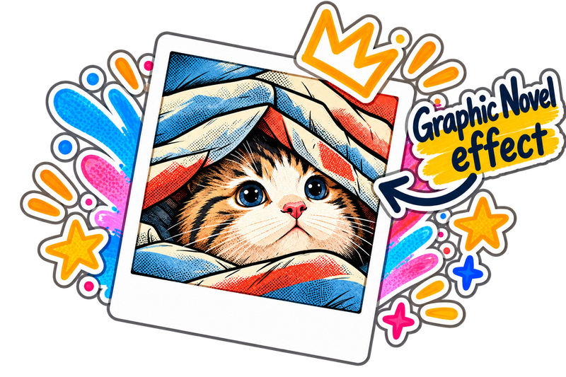 Photo with Graphic Novel effect applied