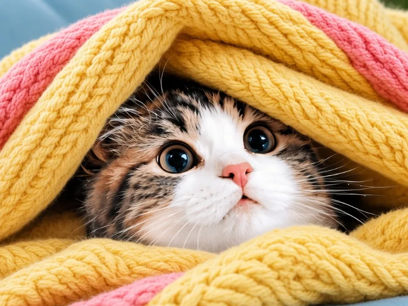 A kitten photo before editing